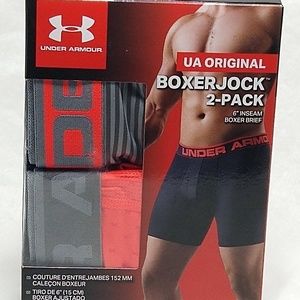 UNDER ARMOUR Original 2 PACK Boxer Jock Black 2XL